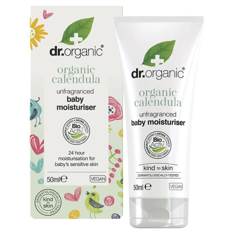 Dr Organic Baby Moisturiser Organic Calendula Unfragranced