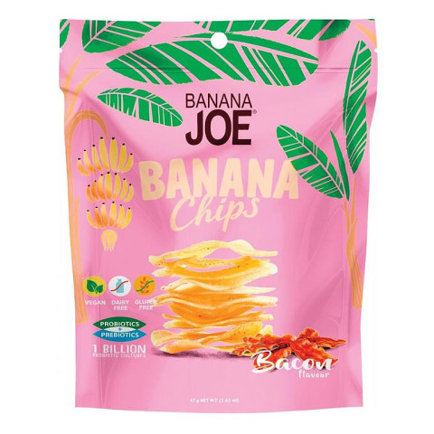 Banana Joe Banana Chips Bacon Flavour