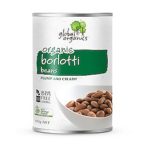 Global Organics Borlotti Beans (can)