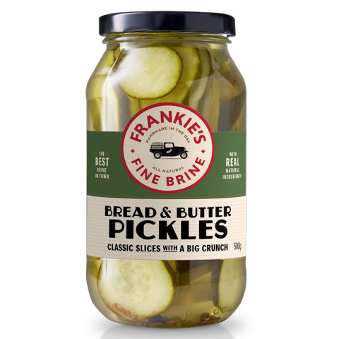 Frankie's Fine Brine Bread and Butter Pickles