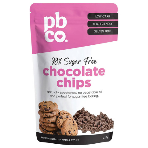 PBCo Chocolate Chips 98% Sugar Free