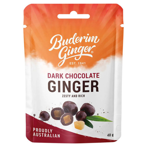 Buderim Ginger Dark Chocolate Ginger Zesty and Rich