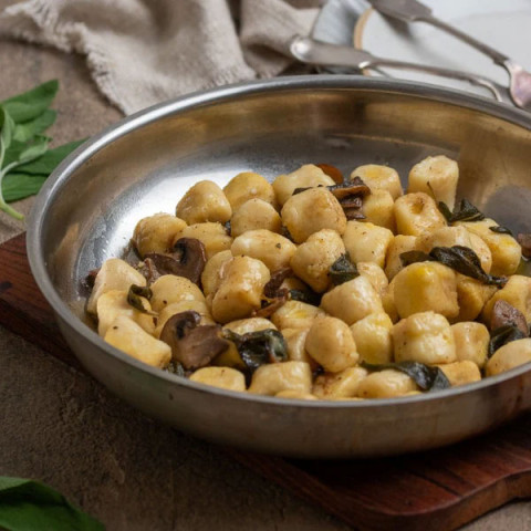 Food St Davide's Ricotta Gnocchi, Mushrooms and Burnt Sage Butter