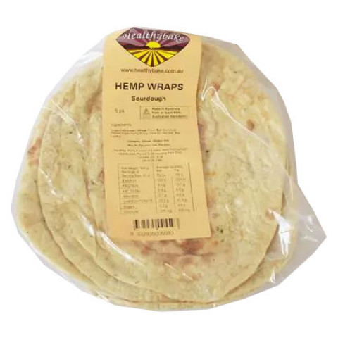 Healthybake FROZEN - Hemp Wraps Organic