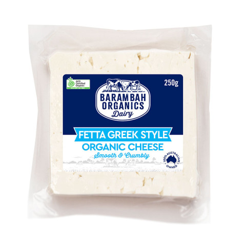 Barambah Organics Feta Cheese Block