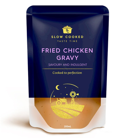 Slow Cooked Fried Chicken Gravy