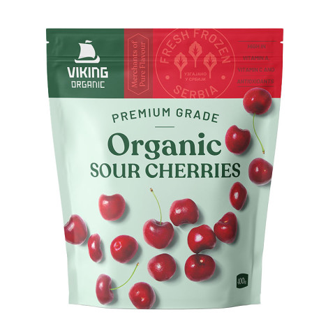 Viking Organic Frozen Sour Cherries