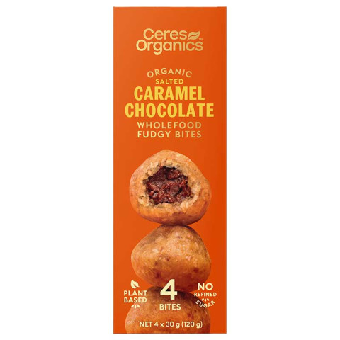 Ceres Organics Fudgy Bites Salted Caramel Chocolate