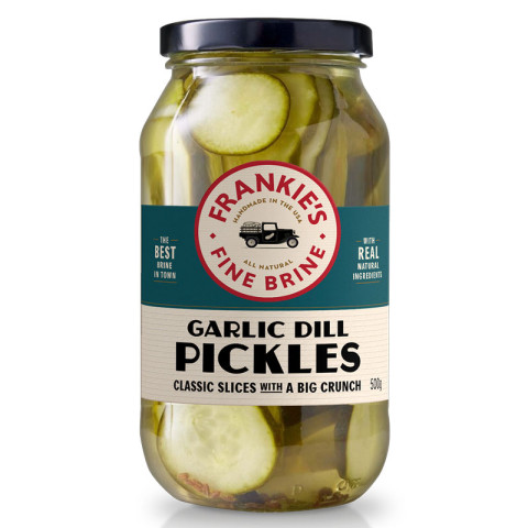 Frankie's Fine Brine Garlic Dill Pickles