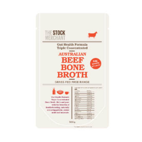 The Stock Merchant Gut Health Beef Bone Broth - Clearance