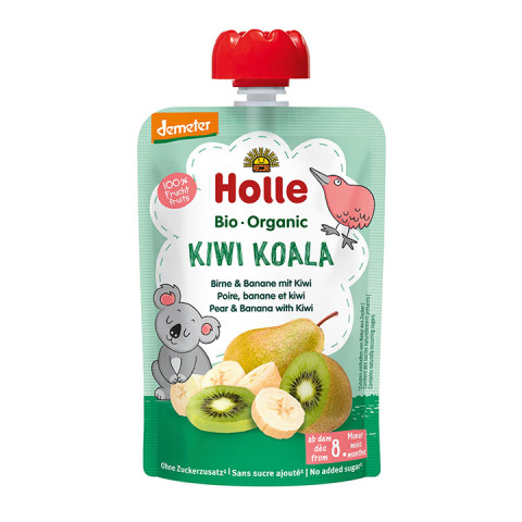 Holle Baby Food Kiwi Koala - Pear and Banana with Kiwi