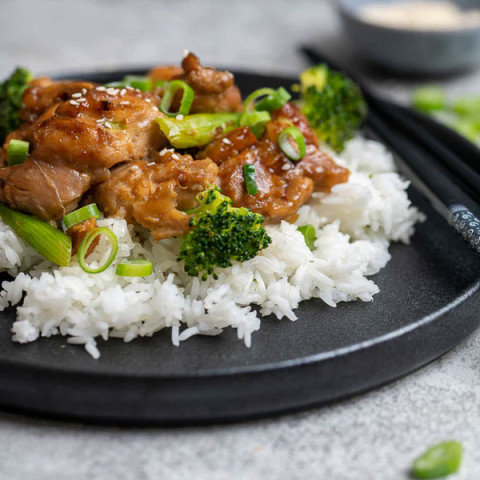 Food St Lou's Teriyaki Chicken and Jasmine Rice