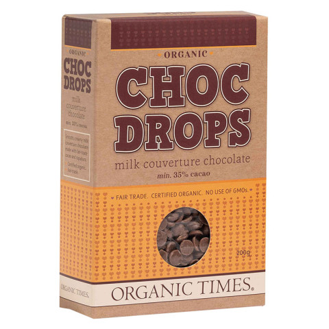 Organic Times Milk Chocolate Drops