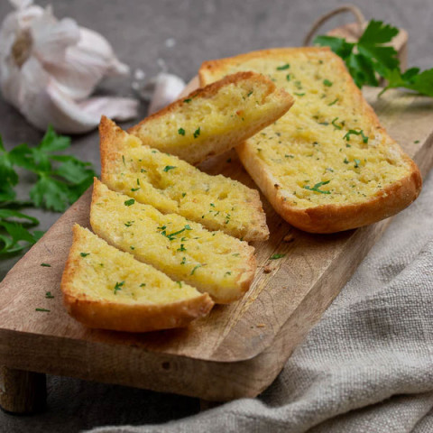 Food St Nat's Garlic and Parmesan Ciabatta Bread