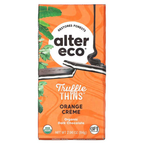 Alter Eco Orange Creme Dark Truffle Thins Chocolate