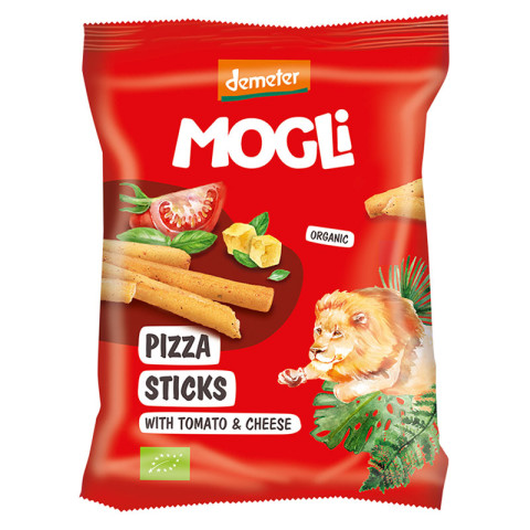 Mogli Organic Pizza Sticks with Tomato and Cheese