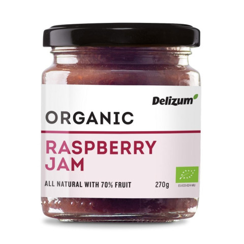 Delizum Organic Raspberry Jam