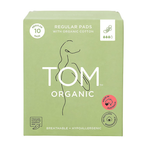 TOM Organic Pads Regular with Wings