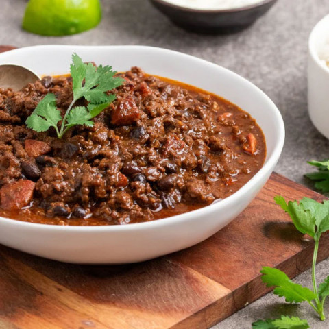 Food St Rebecca's Beef, Blackbean and Chorizo Chilli