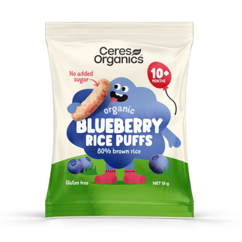 Ceres Organics Rice Puffs Blueberry