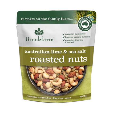 Brookfarm Roasted Nuts Australian Lime and Sea Salt