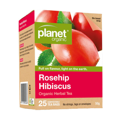 Planet Organic Rosehip and Hibiscus Tea