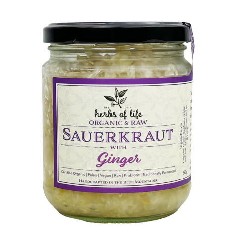 Herbs of Life Sauerkraut Ginger