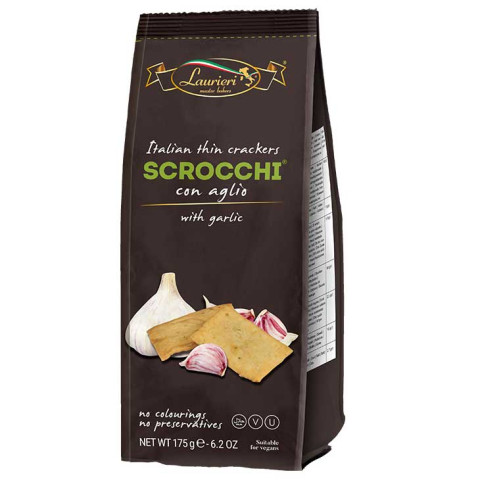 Laurieri Scrocchi Crackers Garlic