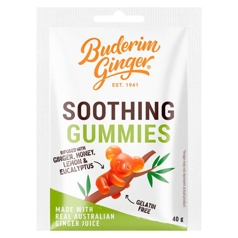 Buderim Ginger Soothing Gummies