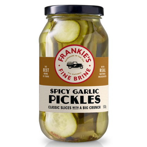 Frankie's Fine Brine Spicy Garlic Pickles