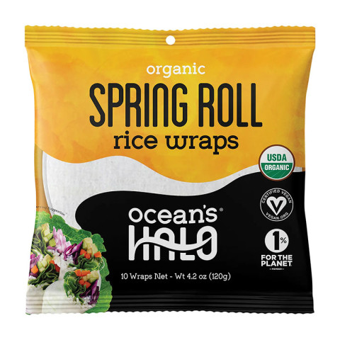 Ocean's Halo Spring Roll Rice Wraps Organic