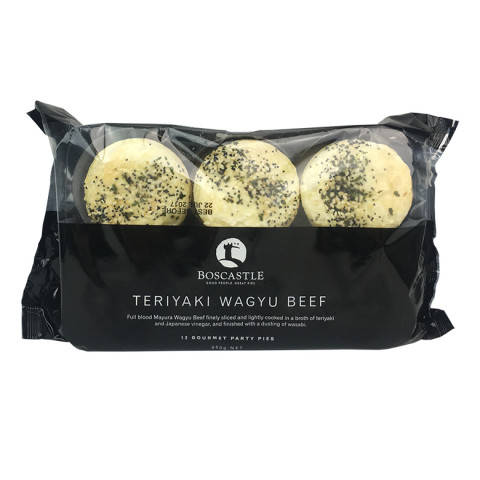 Boscastle Teriyaki Wagyu Beef Party Pies