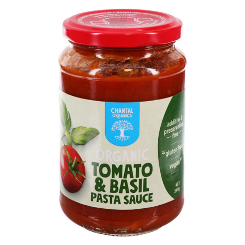 Chantal Organics Tomato and Basil Pasta Sauce