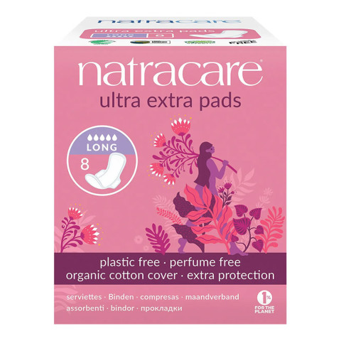 Natracare Ultra Extra Pads Long (Wings)