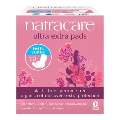 Natracare Ultra Extra Pads Super (Wings)