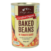 Chef's Choice Baked Beans in Tomato Sauce Organic