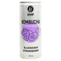 Bonsoy Blueberry Strawberry Kombucha