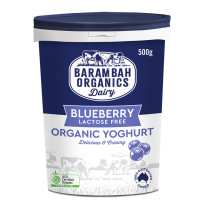 Barambah Organics Blueberry Yoghurt Lactose Free