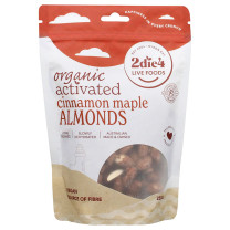 2Die4 Live Foods Cinnamon Maple Almonds Organic Activated