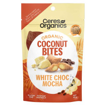 Ceres Organics Coconut Bites White Choc Mocha