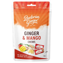 Buderim Ginger Ginger and Mango Chews