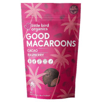 Little Bird Organics Good Macaroons Cacao and Raspberry