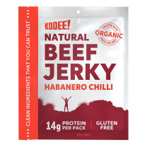 Kooee Grass Fed Beef Jerky Habanero Chilli