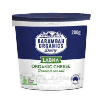 Barambah Organics Labna Cheese with Fennel and Sea Salt