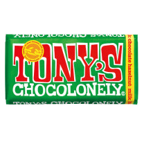 Tony's Chocolonely Milk Hazelnut Chocolate - Clearance