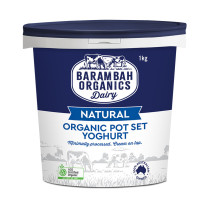 Barambah Organics Natural Pot Set Yoghurt