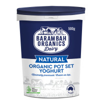 Barambah Organics Natural Pot Set Yoghurt