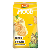 Mogli Organic Lemon Biscuits with Spelt and Oats