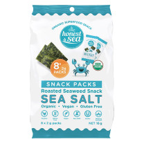 Honest Sea Organic Seaweed Snacks Sea Salt