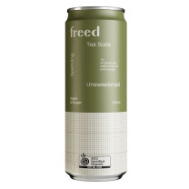 Freed Organic Sparkling Tea Soda - Apple and Ginger